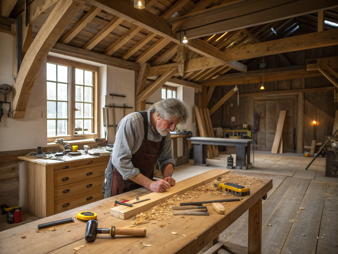 Original TimberCraft workshop in 1987